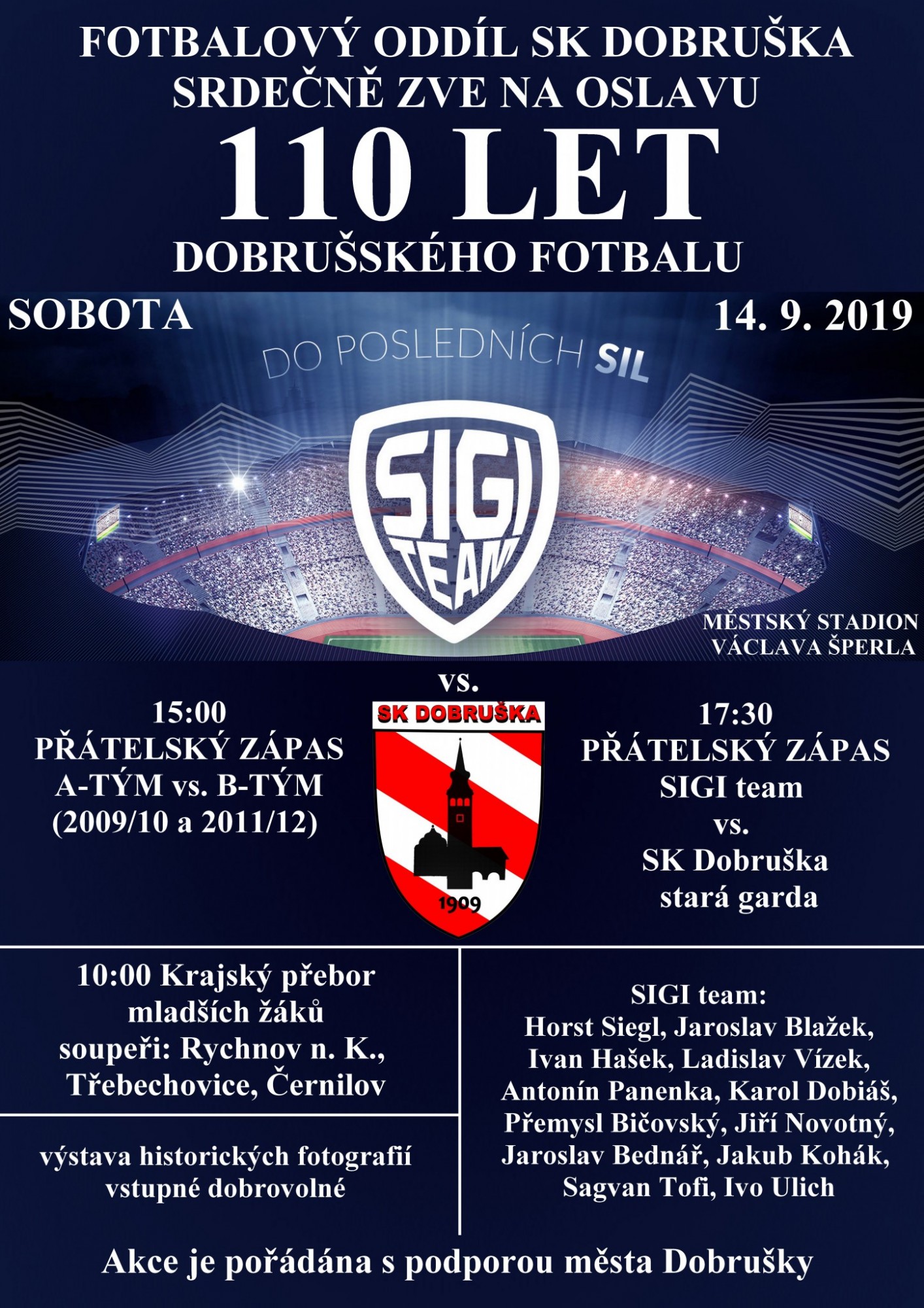 Oslava 110 let dobrušského fotbalu